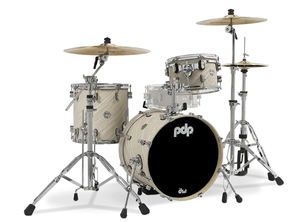 PDP Concept Maple Batterie 18"/3pcs Twisted Ivory Offre Limitée