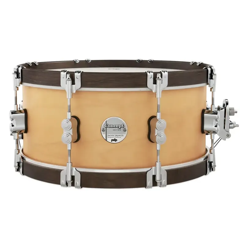 PDP Concept Classic Caisse Claire 14"x 6.5" Natural Stain/Walnut Hoop Promotion Saisonnière