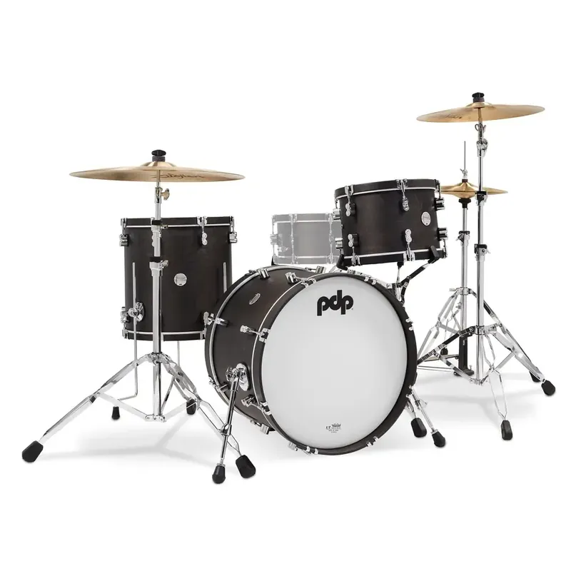 PDP Concept Classic Batterie 20"/3pcs Ebony Stain/Ebony Hoop Expédition Rapide