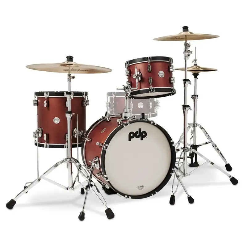 PDP Concept Classic Batterie 18"/3pcs Ox Blood Stain/Natural Hoop Prix Réduit
