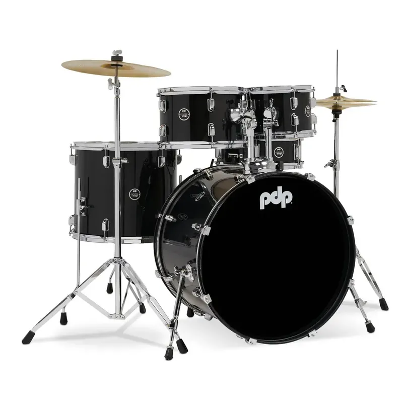 Jusqu'à Épuisement Des Stocks PDP Center Stage Batterie 22"/5pcs Iridescent Black Sparkle