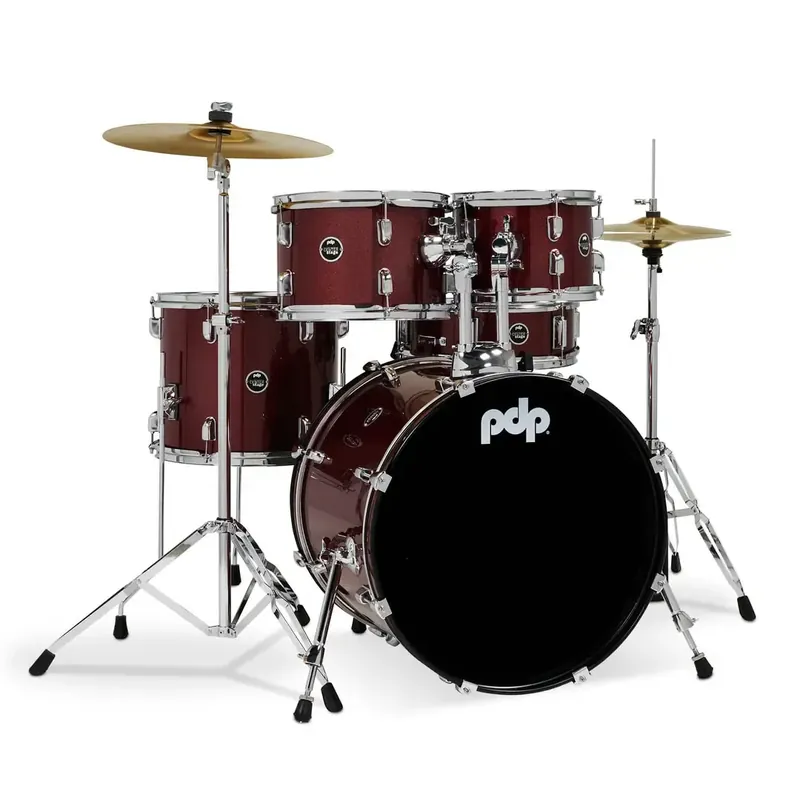 Prix Choc PDP Center Stage Batterie 20"/5pcs Ruby Red Sparkle