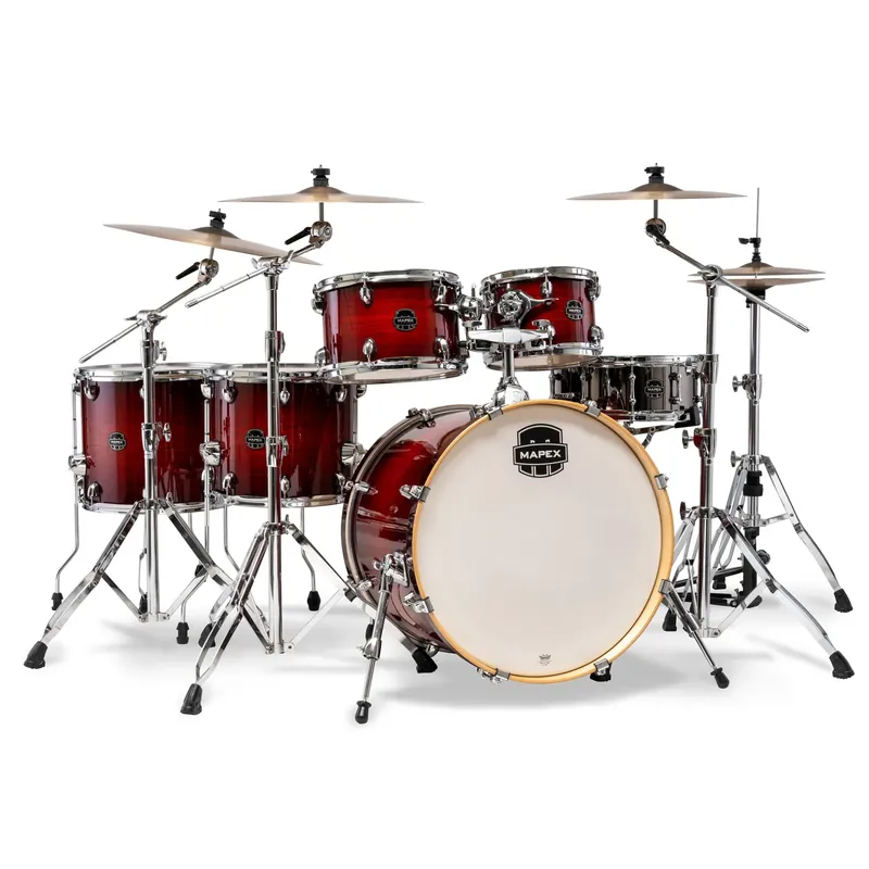 Haute Qualité MAPEX Armory Batterie 22"/6pcs - Red Onyx