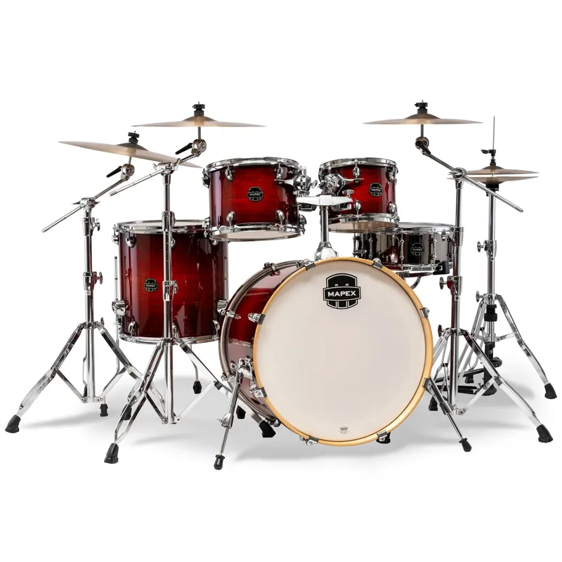 Commande En Gros MAPEX Armory Batterie 22"/5pcs - Red Onyx Burst