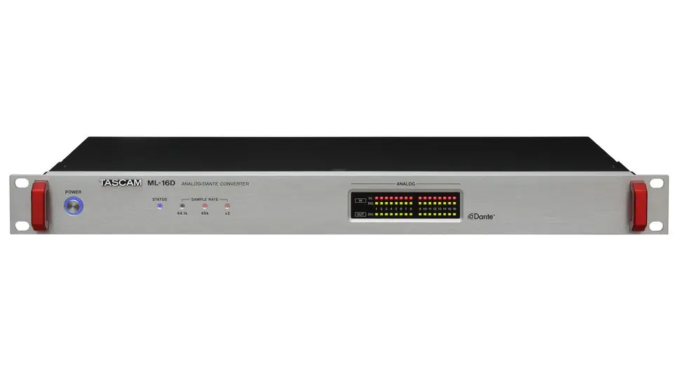 Tascam ML-16D Convertisseur Analogique Dante Analogique 16 canaux Remise