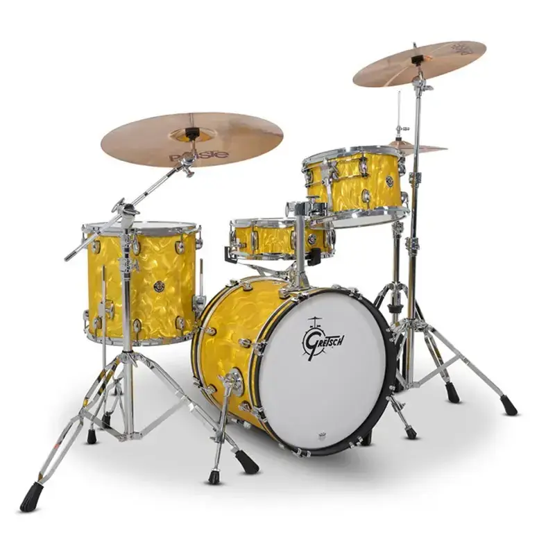 GRETSCH Catalina Club Batterie 18"/4pcs Yellow Satin Flame Offre Exclusive