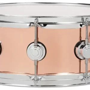 DW Collector‘s Caisse Claire 14"x 6.5" Metal Copper Polished Commander Maintenant