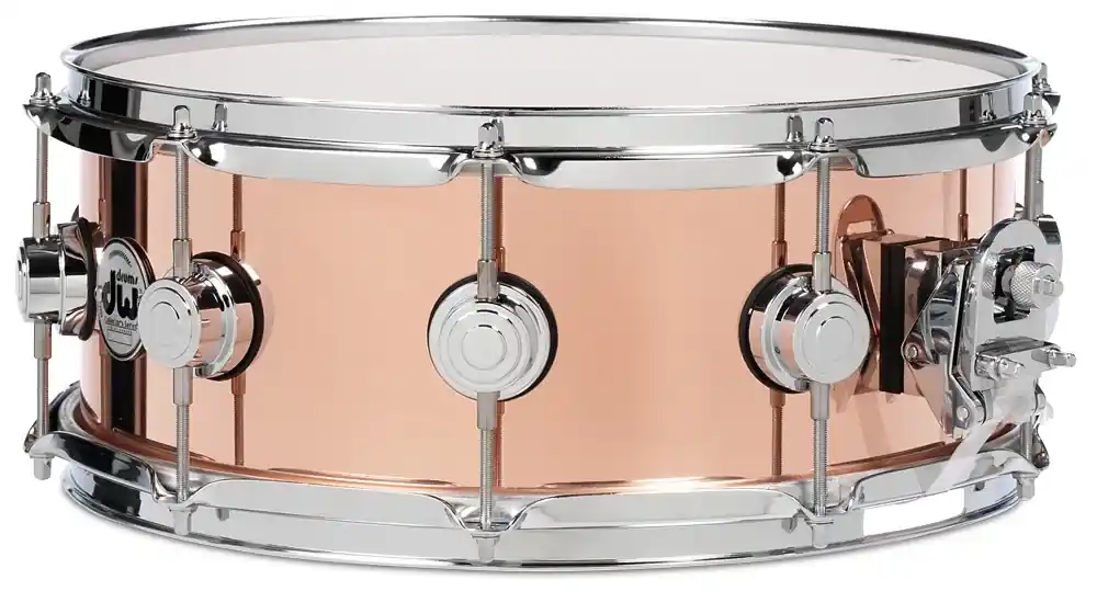 DW Collector‘s Caisse Claire 14"x 6.5" Metal Copper Polished Commander Maintenant