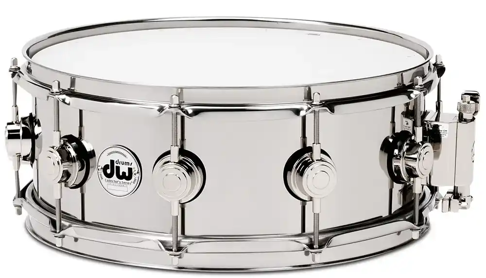 Meilleur Prix DW Collector‘s Caisse Claire 14"x 5.5" Metal Stainless Steel