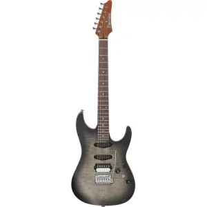 Super Prix TQM2CUF CHARCOAL BLACK BURST FLAT