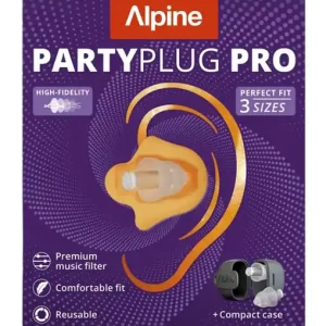 ALPINE Ear Party Plug Pro - Transparent Certifié