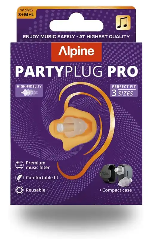 ALPINE Ear Party Plug Pro - Transparent Certifié