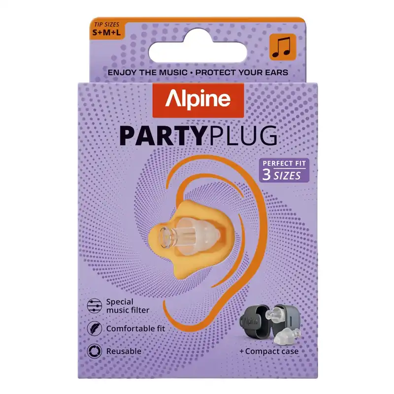 Paiement Sécurisé ALPINE Ear Party Plug - Transparent