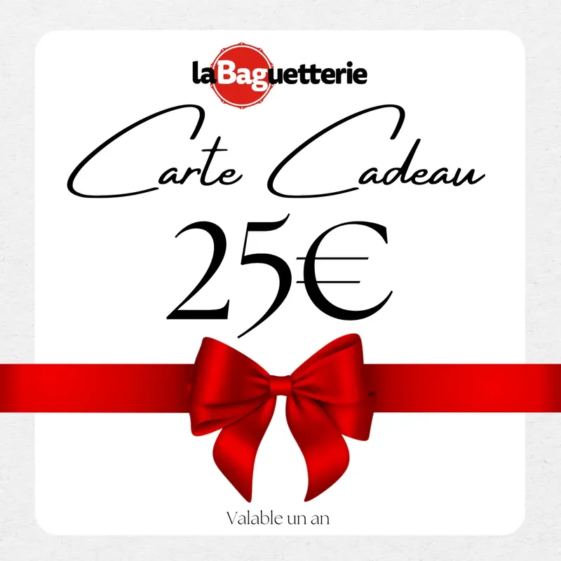 BAGUETTERIE Carte Cadeaux 25 Commande En Gros