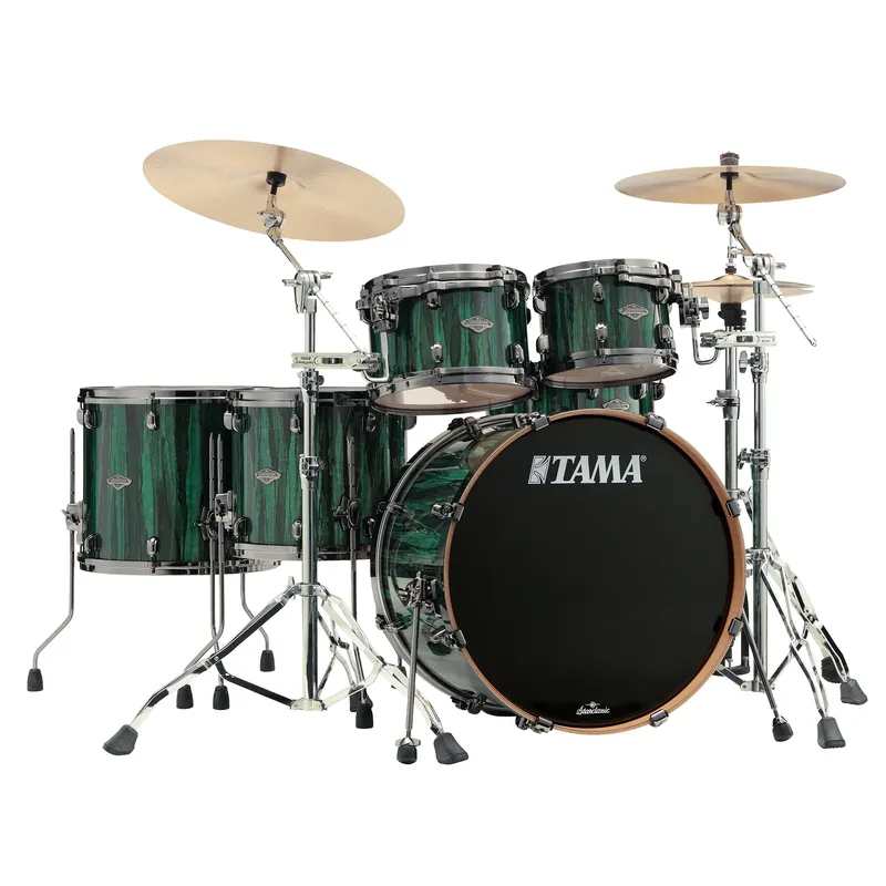 Quantité Limitée TAMA Starclassic Performer Batterie 22"/5pcs Green Grove Aurora Limited Edition