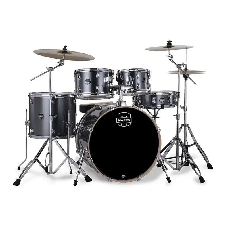 Must-Have MAPEX Venus Batterie 22"/5pcs Steel Blue Metallic w/ Pack Cymbales Mapex