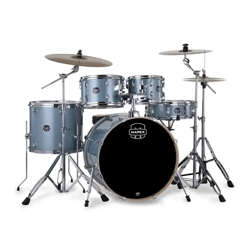 MAPEX Venus Batterie 22"/5pcs Aqua Blue Sparkle w/ Pack Cymbales Mapex Vente Flash
