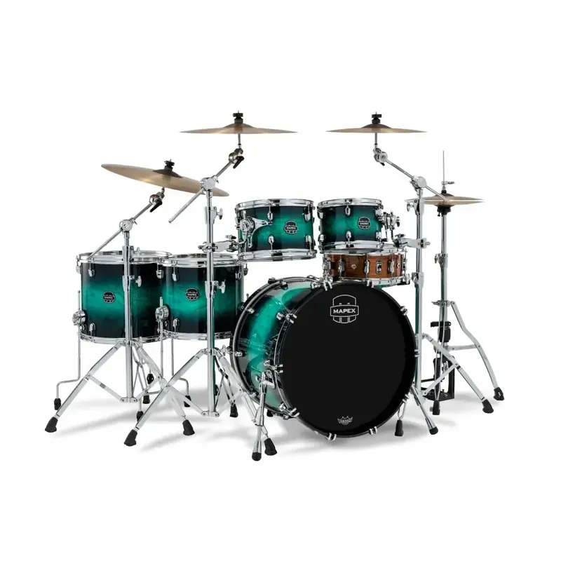 MAPEX Saturn VI Batterie 22"/5pcs Marine Teal Burst Soldes