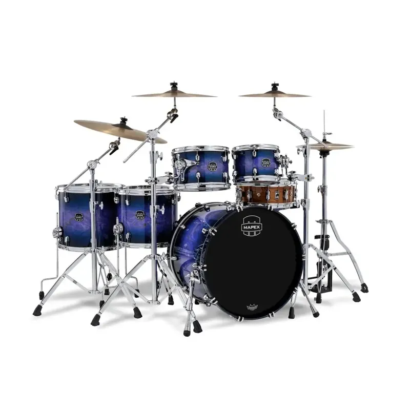 MAPEX Saturn VI Batterie 22"/5pcs Cobalt Burst Nouvel Arrivage