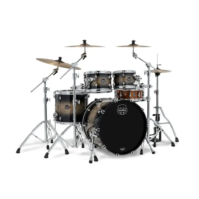 MAPEX Saturn VI Batterie 22"/4pcs Black Ink Burst Petit Prix