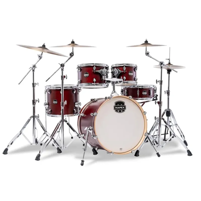 Seulement Aujourd'hui MAPEX Mars Maple Batterie 20"/5pcs Merlot Satin