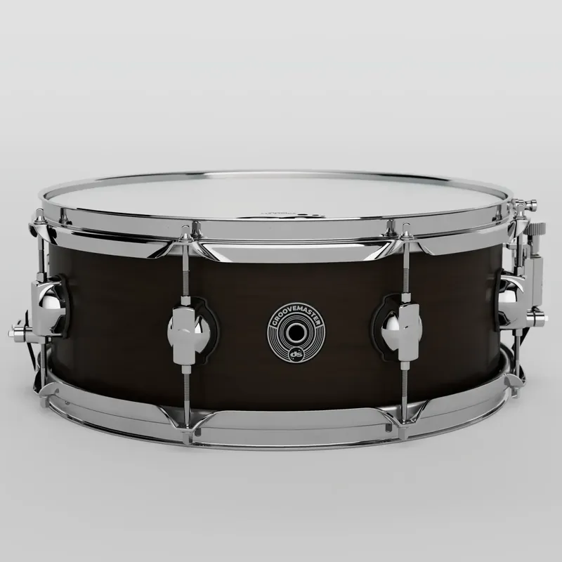 DS DRUMS Groove Master Caisse Claire 14"x 6.5" Satin Black Mist Dernier Modèle