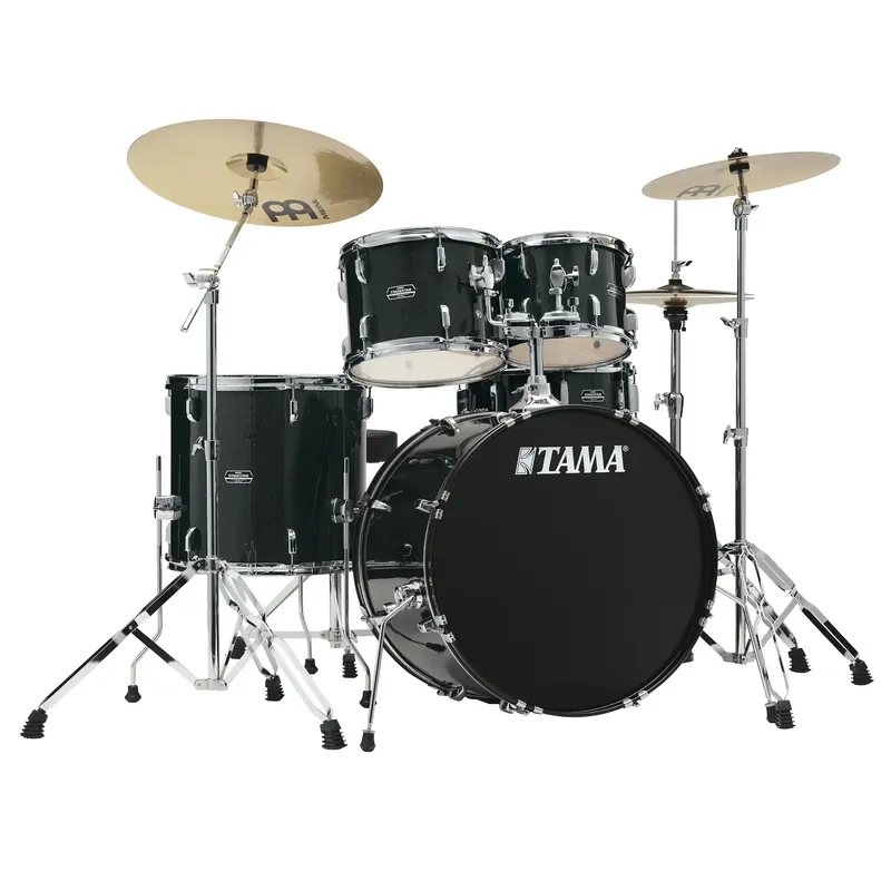 TAMA Stagestar Batterie 22"/5pcs Black Night Sparkle w/ 3 Cymbales Petit Prix
