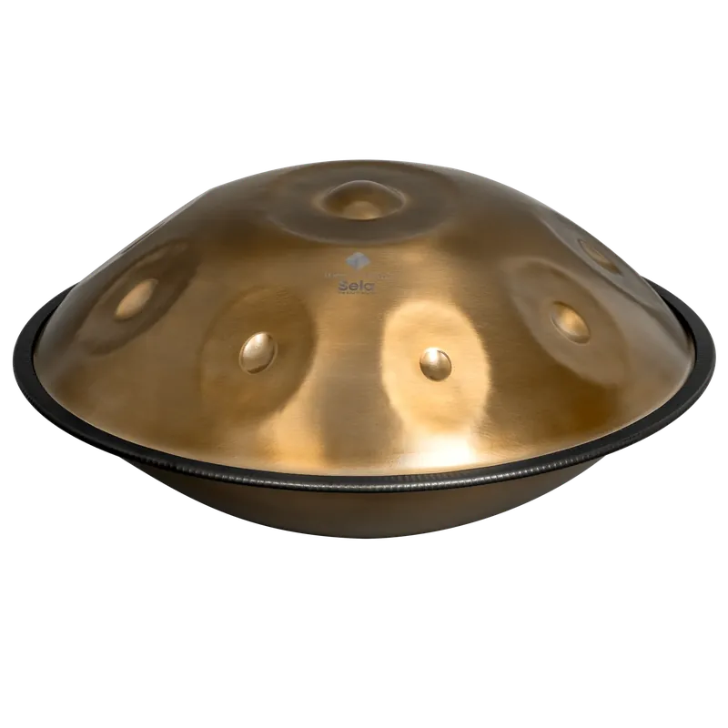 Nouvelle Collection SELA Handpan Harmony - Stainless Steel - Gold - C Amara