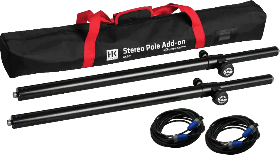 HK-Audio Sac, 2 mâts, 2 câbles speakon Dernière Chance