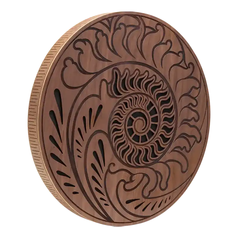 MEINL SONIC ENERGY RDO15F Disque de Pluie 15" Ocean Sound Fibbonaci Inspired Carving Retour Gratuit