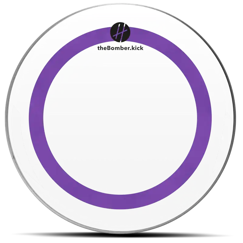 HEATS The Bomber 20" Clear Bass Drum Prix Bas