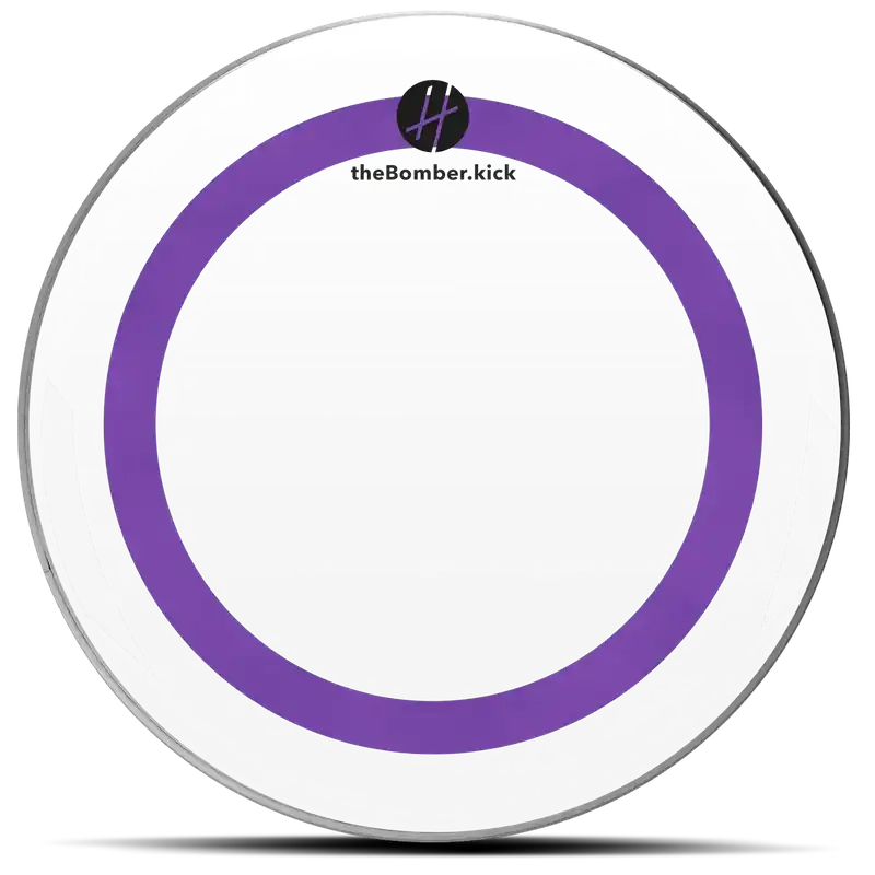 Achat Immédiat HEATS The Bomber 22" Clear Bass Drum