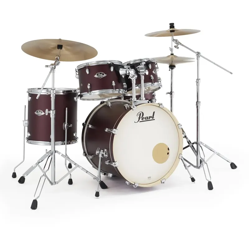 Certifié PEARL Export Fusion Batterie 20"/5pcs Satin Scarlet