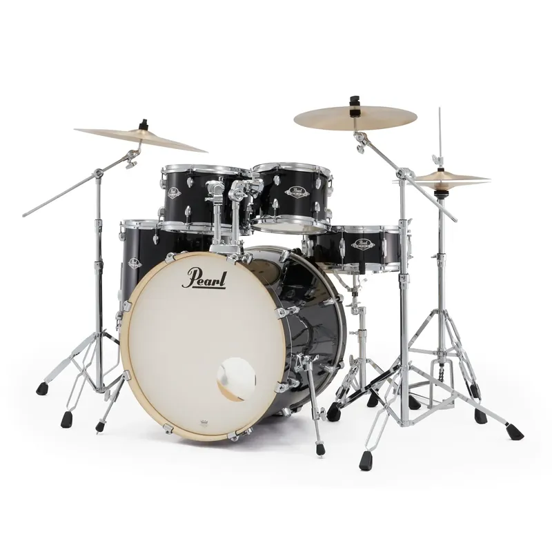 PEARL Export Stage Batterie 22"/5pcs Jet Black Expédié Aujourd'hui