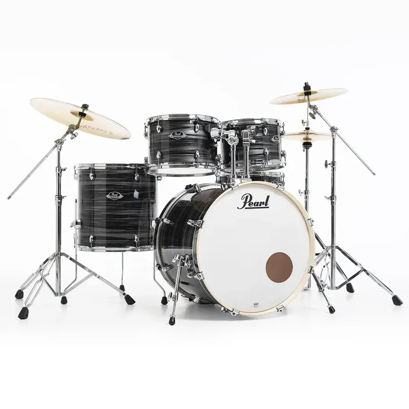 PEARL Export Standard Batterie 22"/5pcs Graphite Silver Twist Prix Bas