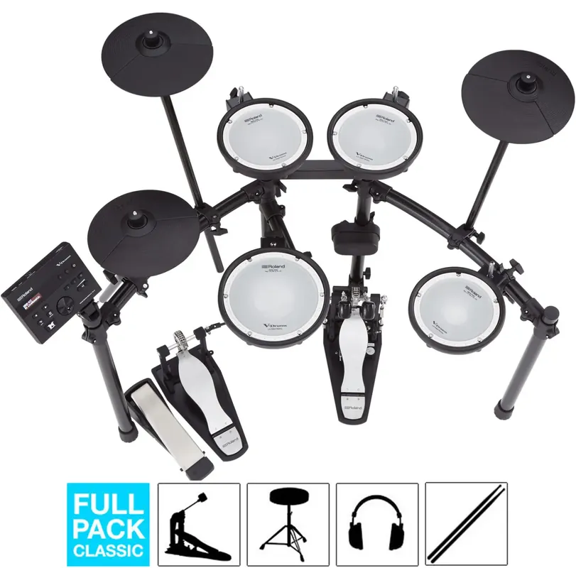 ROLAND TD07DMK Batterie V-Drums Full Pack Paiement Sécurisé