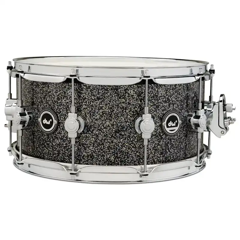 DWe Caisse Claire 14"x 6.5" Black Galaxy Finish Ply Meilleure Vente