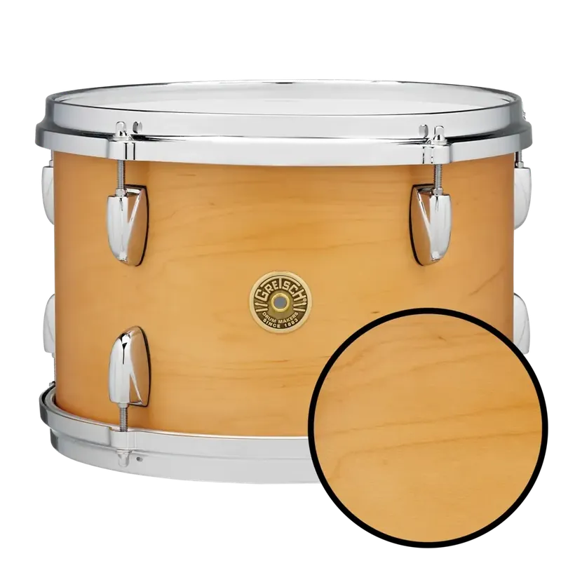 Retour Gratuit GRETSCH USA Custom Tom 10"x 08" Satin Natural Lacquer Finish