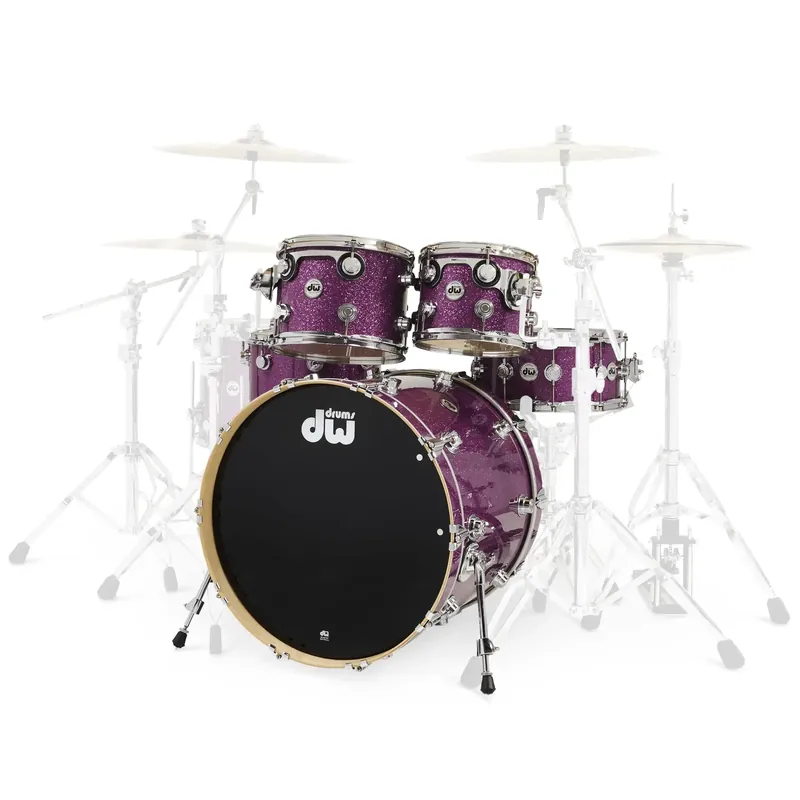 Réduction DW Collector‘s Series Batterie 22"/5pcs Finish Ply Purple Glass