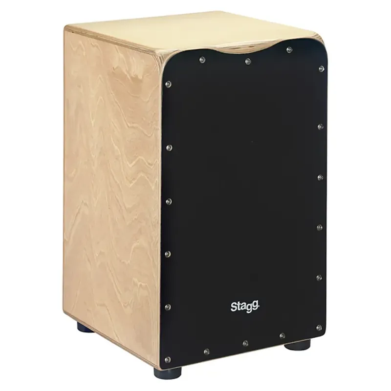 STAGG CAJ-50M-BK Cajon Black Offre Spéciale