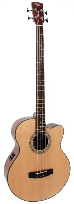 Cort Basse acoustique SJB5F NATUREL SATINE avec housse Commander Vite
