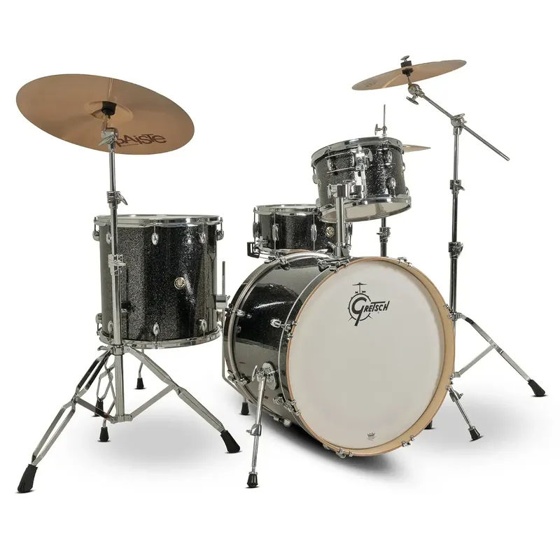 Expédié Aujourd'hui GRETSCH Catalina Maple Batterie 22"/4pcs Black Stardust