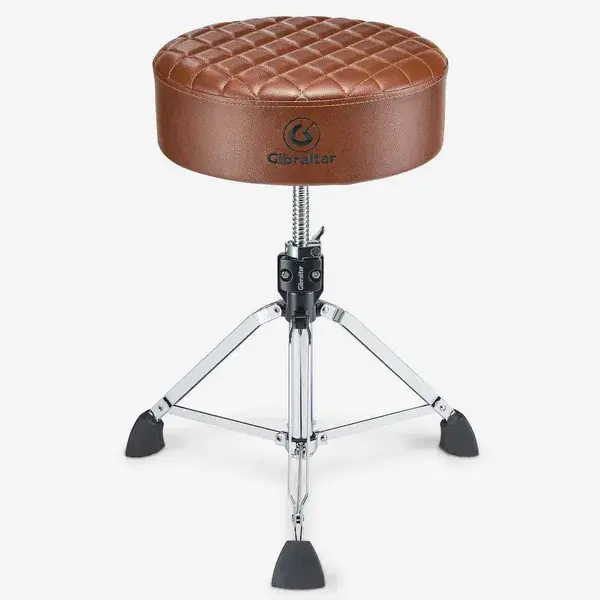 GIBRALTAR 9808RS-BR Siège Rond 15" Stiched Chesnut Limited Edition Achetez Aujourd'hui