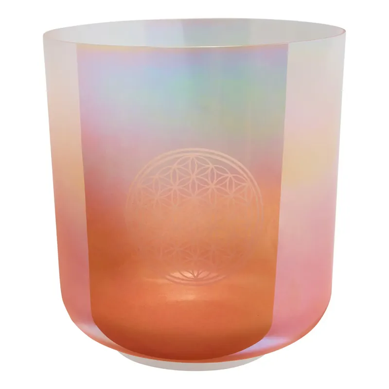 MEINL SONIC ENERGY ECSB128FOL Bol Chantant Crystal Essence 9" Flower of Life C3 Light Rose Gold 128Hz Prix Bas
