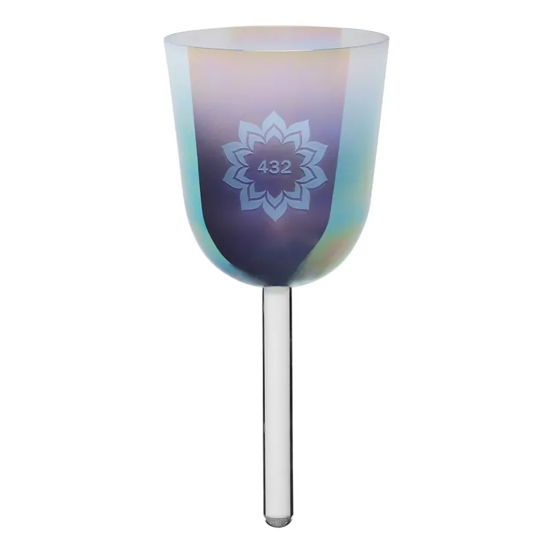 Paiement Sécurisé MEINL SONIC ENERGY ECSB432LF Bol Chantant à Poignée Crystal Essence Lotus Flower A4 Slate Blue 432Hz