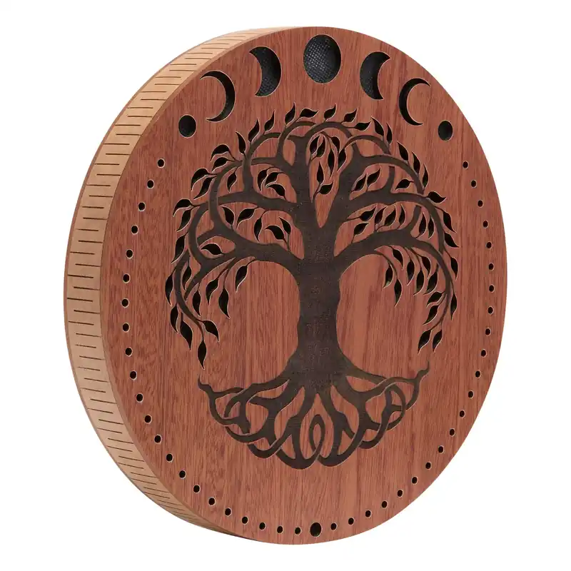 MEINL SONIC ENERGY RDS10MTOL Disque de Pluie 10" Stream Sound Moon Phases & Tree of Life Pas Cher