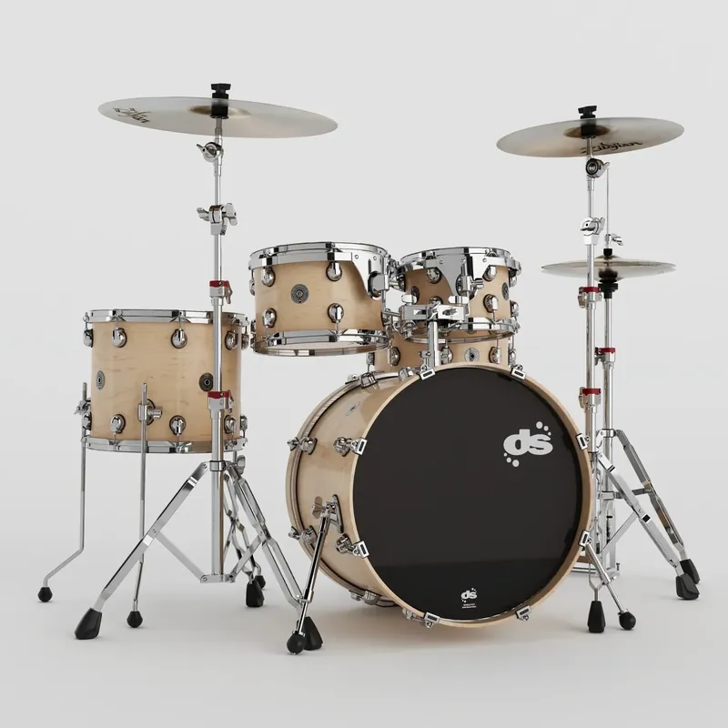 Commander Vite DS DRUMS Groove Master Batterie 20"/5pcs Natural Satin w/ Hardware
