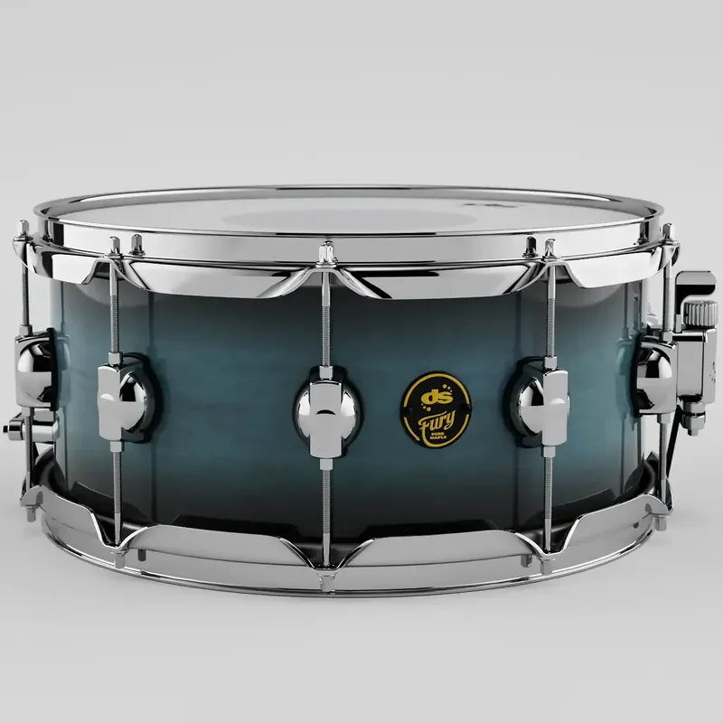 Top Vente DS DRUMS Fury Caisse Claire 14"x 6,5" Petrol Burst Lacquer