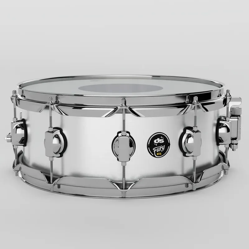 Vente Flash DS DRUMS Fury Caisse Claire 14"x 05" Aluminium