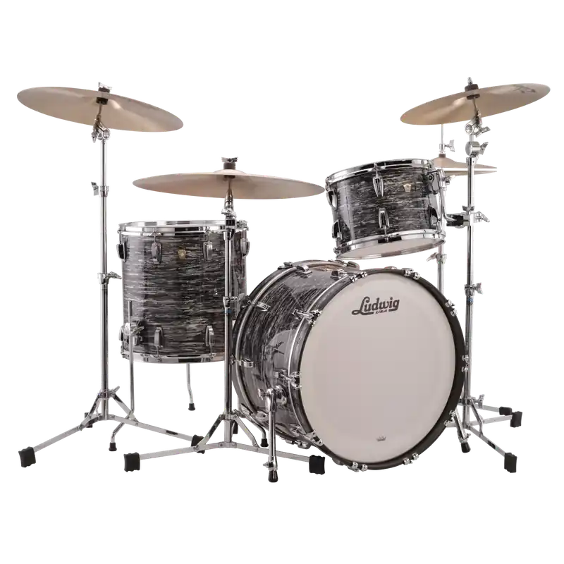 Achetez Aujourd'hui LUDWIG Classic Maple Batterie 22"/3pcs Vintage Black Oyster